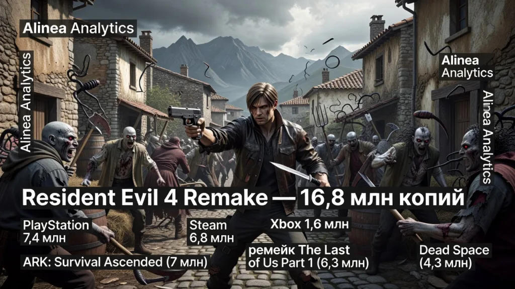 Ремейк Resident Evil 4 продал 16,8 млн копий