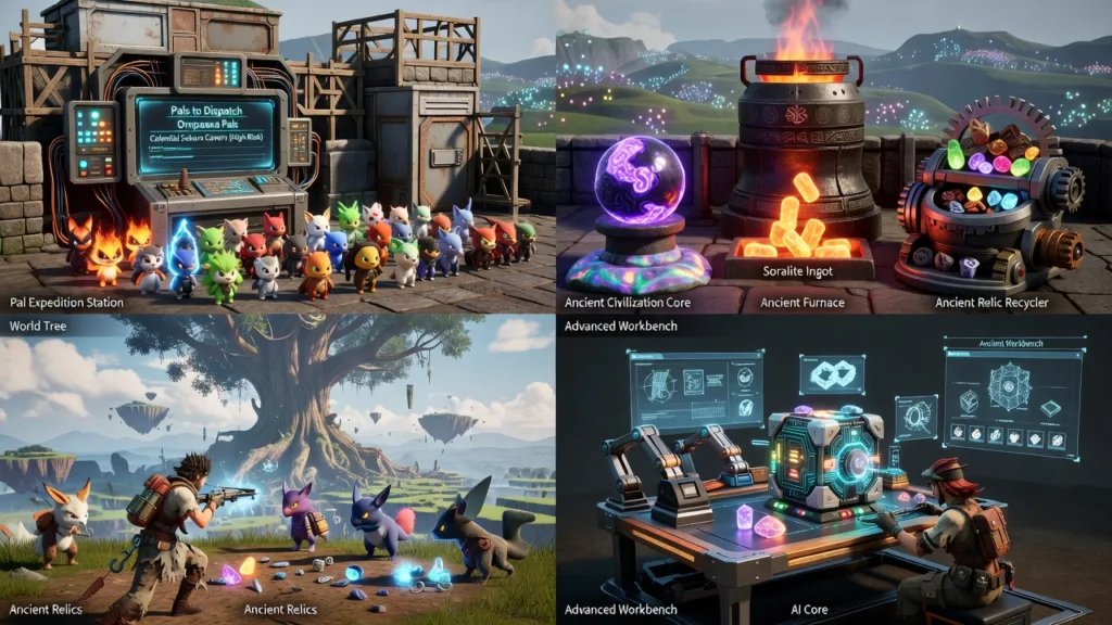 Игроки Palworld нашли путь к AI Core через фермерство реликвий