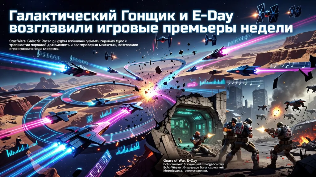 Galactic Racer и E-Day возглавили игровые премьеры недели