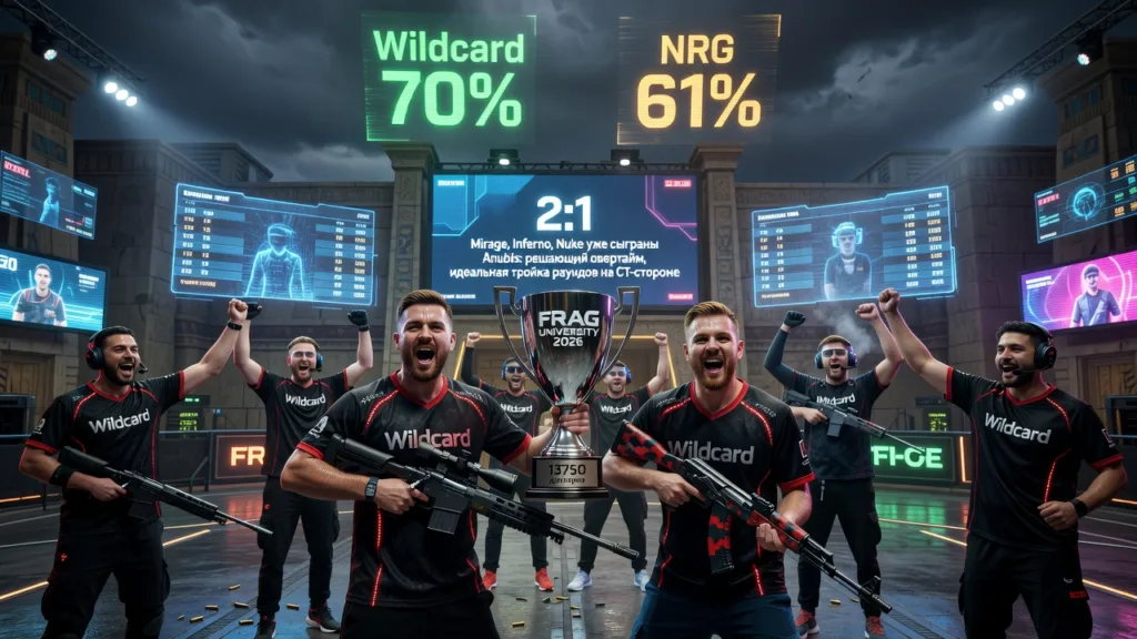 Wildcard взяли FRAG University и подняли шансы на Major до 70%