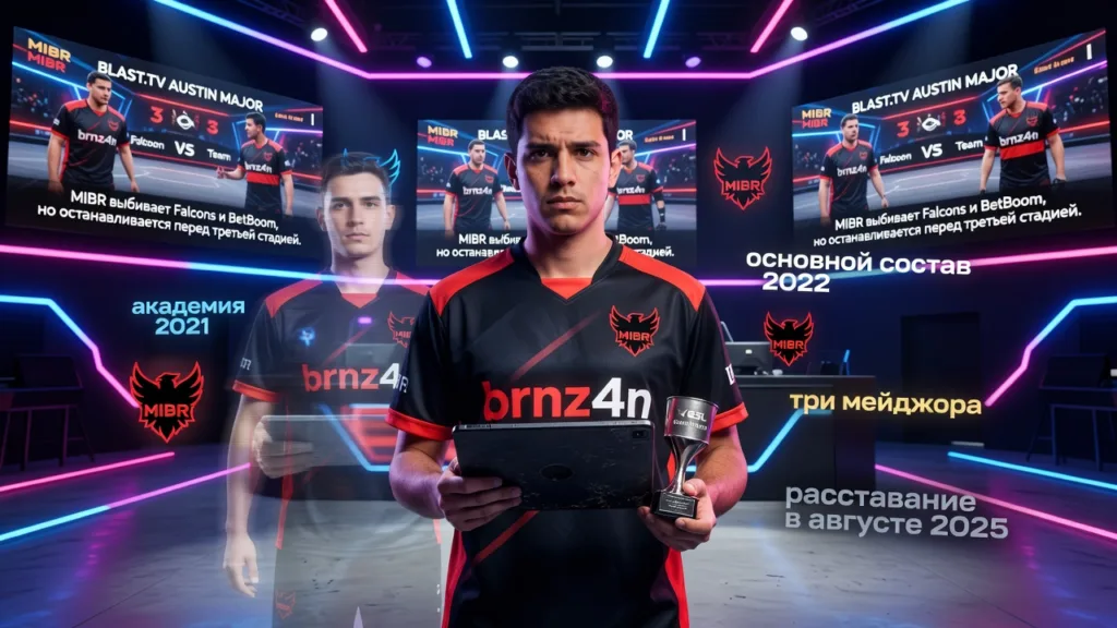 MIBR рассталась с brnz4n после пяти лет сотрудничества