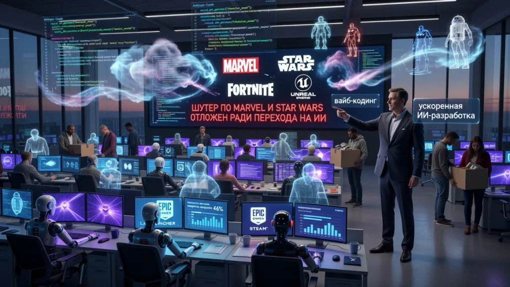 Epic Games отложила шутер по Marvel и Star Wars ради перехода на ИИ