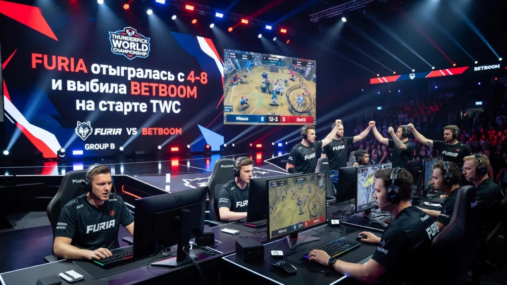 FURIA отыгралась с 4-8 и выбила BETBOOM на старте TWC