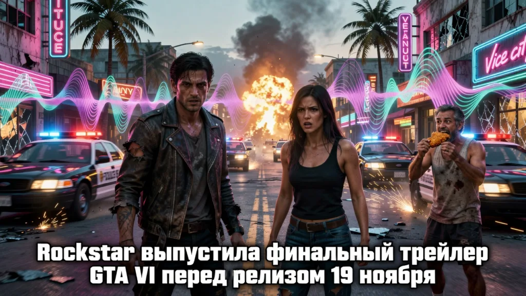Rockstar выпустила финальный трейлер GTA VI перед релизом 19 ноября