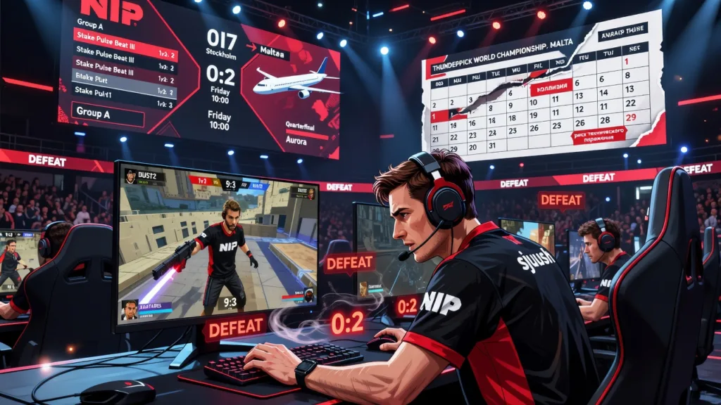 NIP вылетели с Thunderpick и избежали конфликта расписания