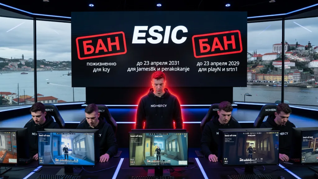 ESIC отправила состав NOMERCY в бан за сговор на Roman Imperium Cup VII