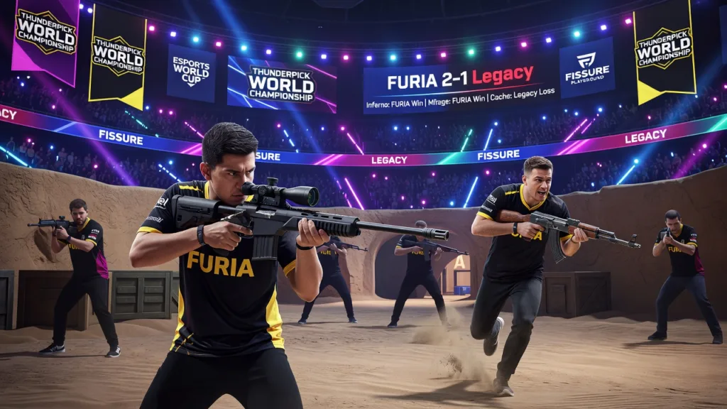 FURIA обыграла Legacy 2-1 и вышла в плей-офф TWC