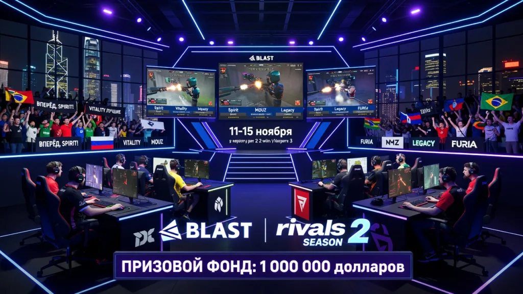 BLAST Rivals Season 2 соберёт восемь топ-команд в Гонконге