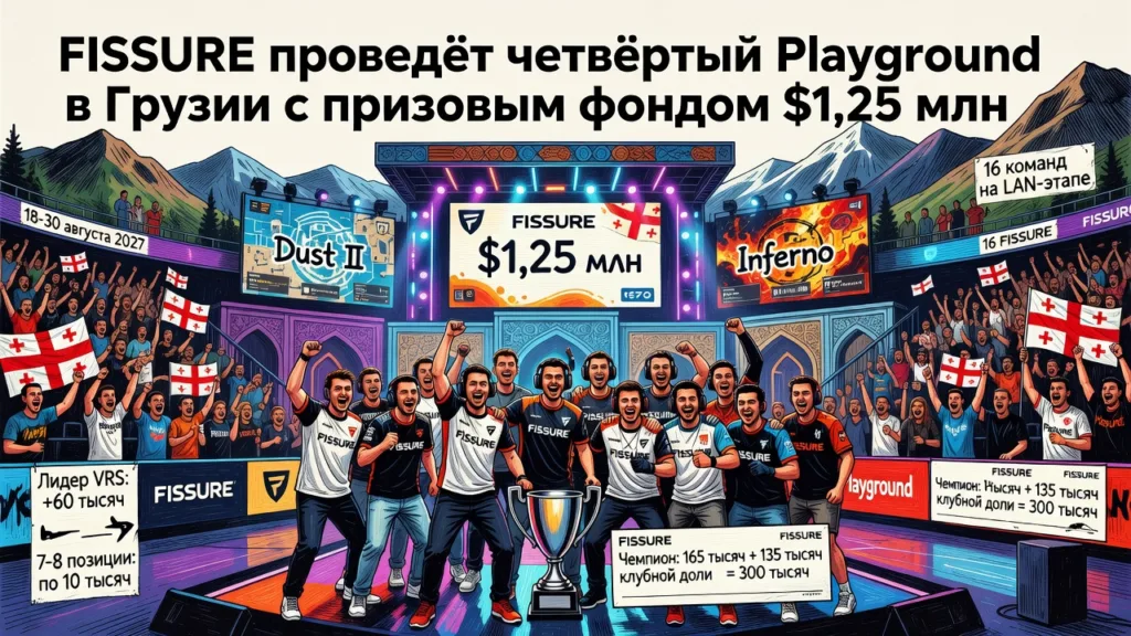 FISSURE проведёт четвёртый Playground в Грузии с призовым фондом $1,25 млн