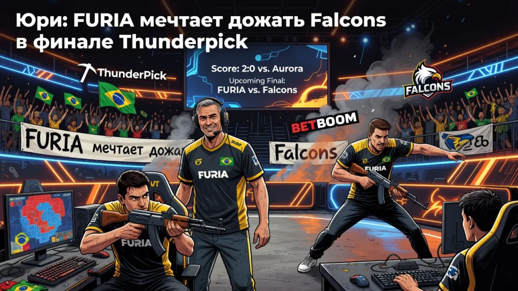Юри: FURIA мечтает дожать Falcons в финале Thunderpick