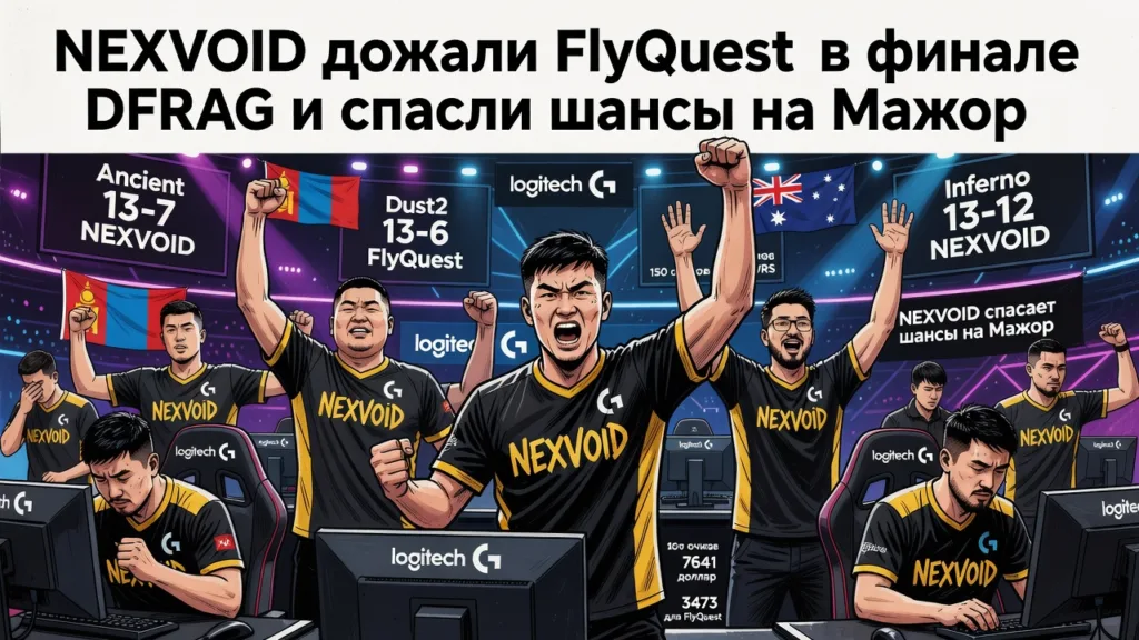 NEXVOID дожали FlyQuest в финале DFRAG и спасли шансы на Мажор