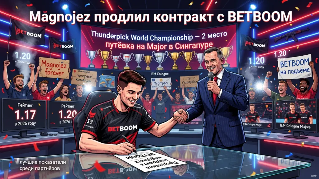 Magnojez продлил контракт с BETBOOM
