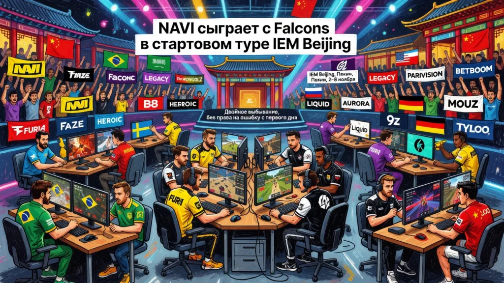 NAVI сыграет с Falcons в стартовом туре IEM Beijing
