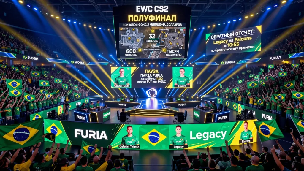 FURIA уже в полуфинале EWC, Legacy бьётся в четвертьфинале