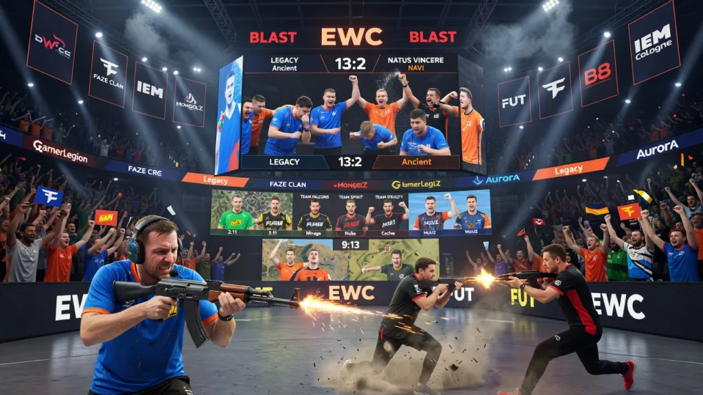 EWC по CS2 вышел в плей-офф. NAVI разгромлены Legacy