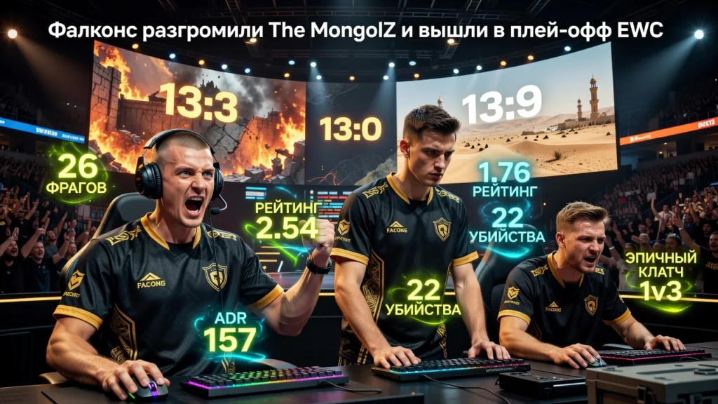 Falcons разгромили The MongolZ и вышли в плей-офф EWC