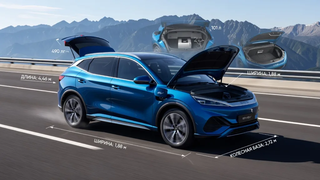 BYD Atto 3 Evo получил новую батарею и привод на заднюю ось