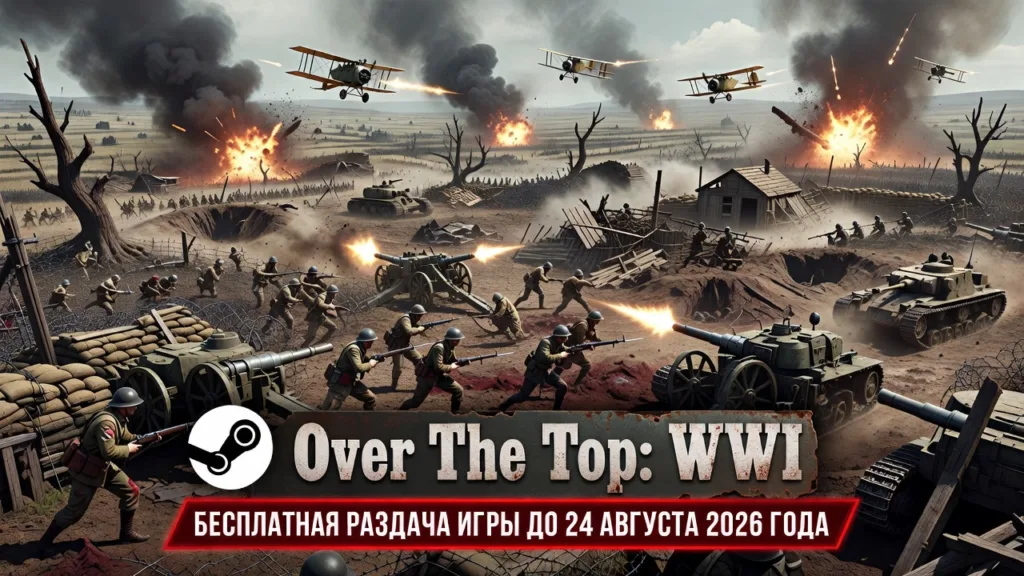Steam раздаёт Over The Top: WWI с боями на 200 игроков