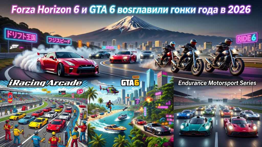 Forza Horizon 6 и GTA 6 возглавили гонки года в 2026