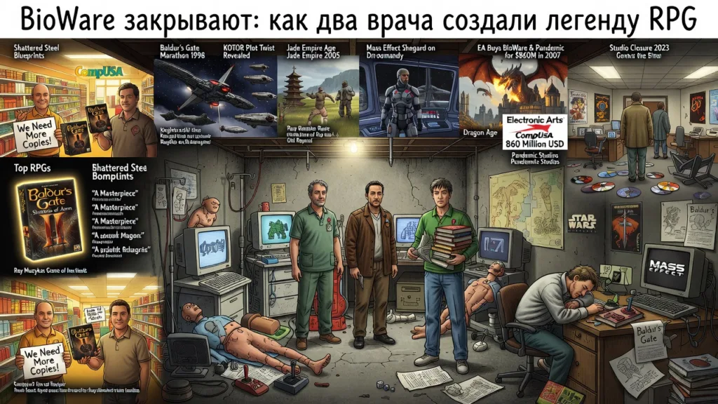 BioWare закрывают: как два врача создали легенду RPG