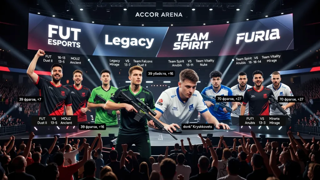 Spirit, Legacy и FUT Esports вышли в полуфинал Esports World Cup