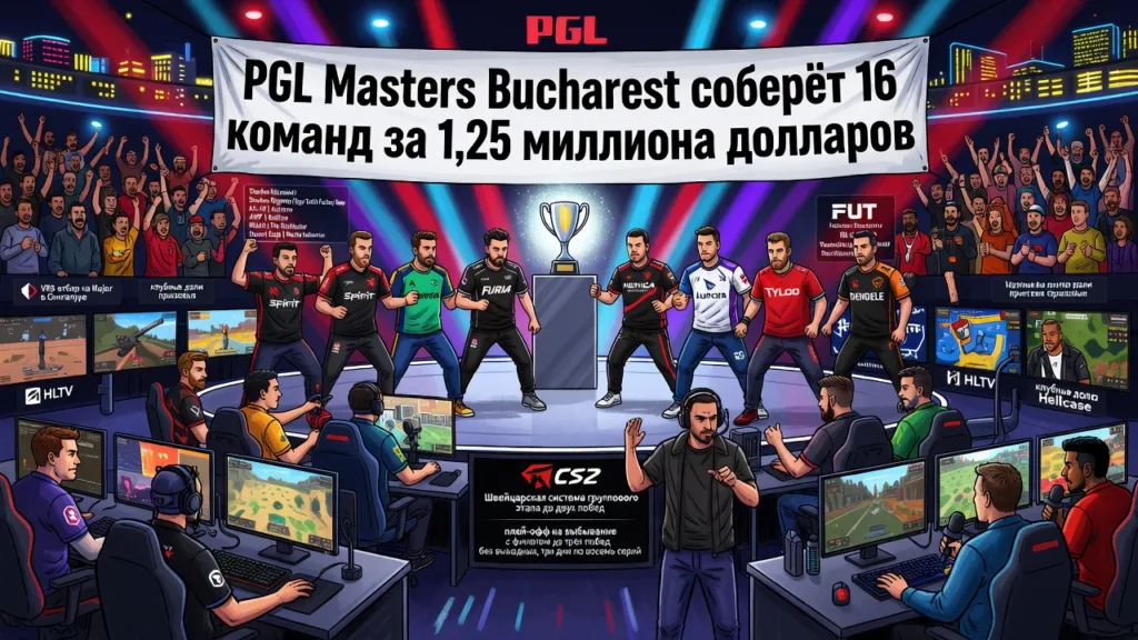 PGL Masters Bucharest соберёт 16 команд за 1,25 миллиона долларов