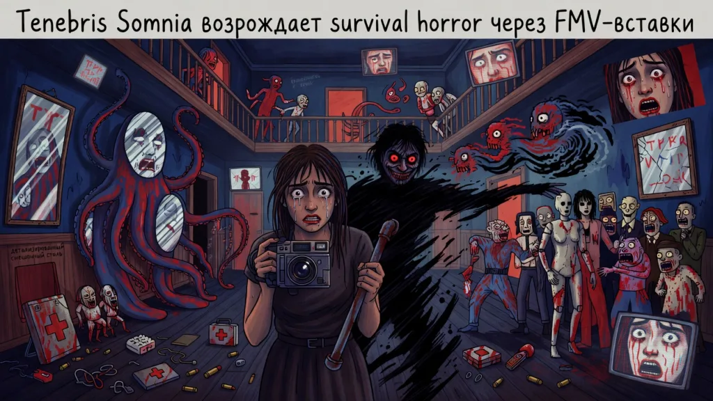 Tenebris Somnia возрождает survival horror через FMV-вставки