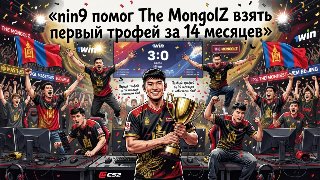nin9 помог The MongolZ взять первый трофей за 14 месяцев