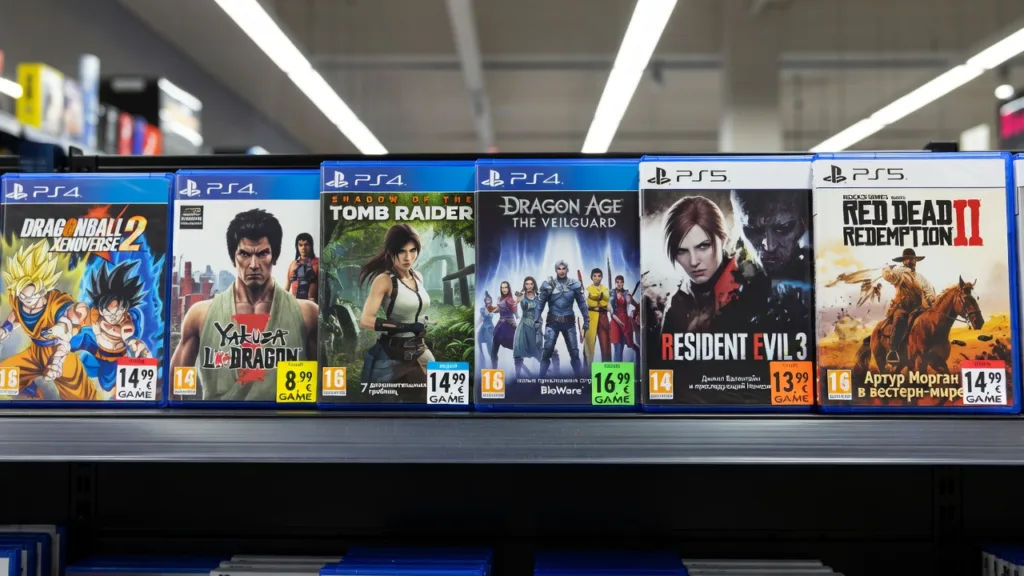 Шесть игр для PS4 и PS5 продают на дисках дешевле 17 евро