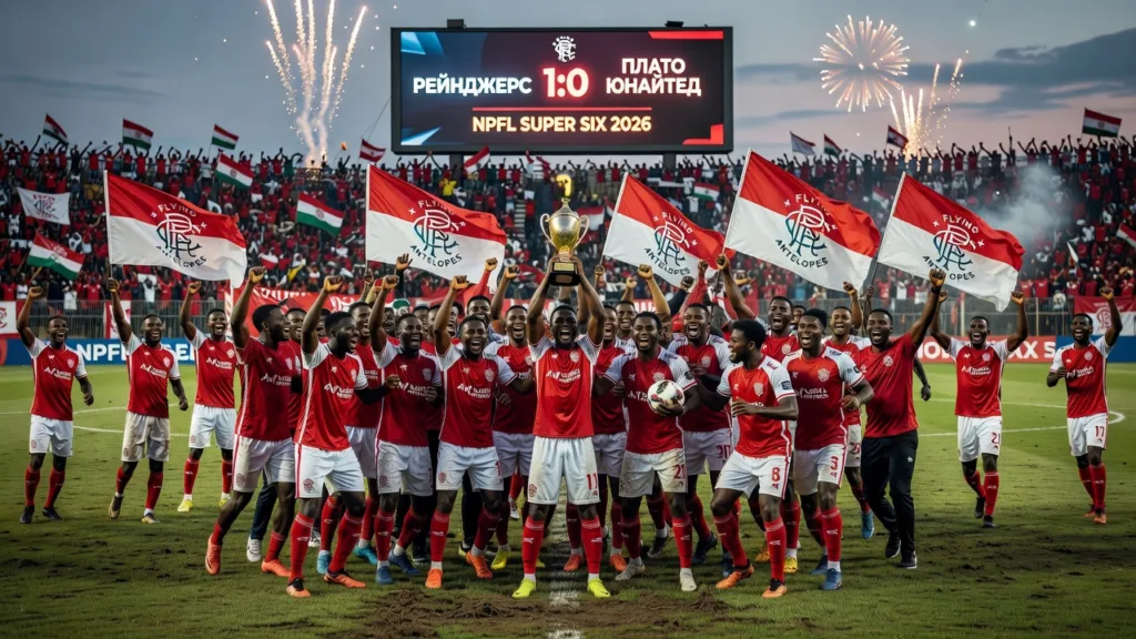 Рейнджерс выиграл NPFL Super Six, обыграв Плато Юнайтед 1:0