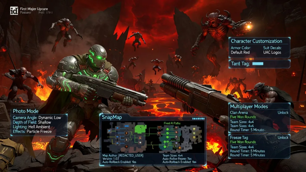 DOOM получил первое крупное обновление с режимом фото