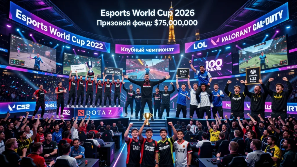 Париж закрыл Esports World Cup 2026 с призовым фондом в 75 миллионов
