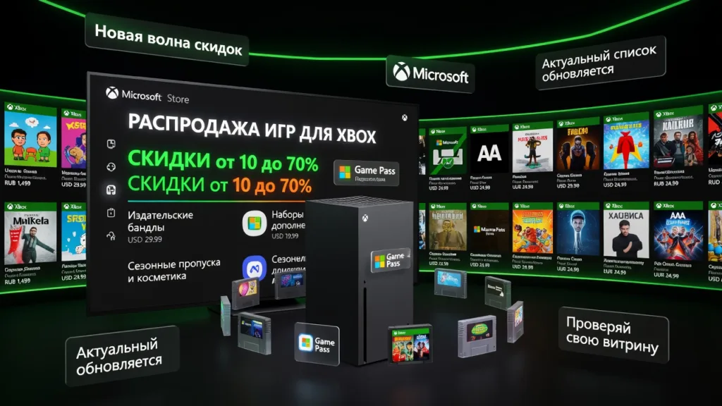 Microsoft объявила новую распродажу игр для Xbox