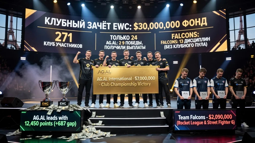 AG.AL забрала $7 млн клубного зачёта EWC мимо Falcons