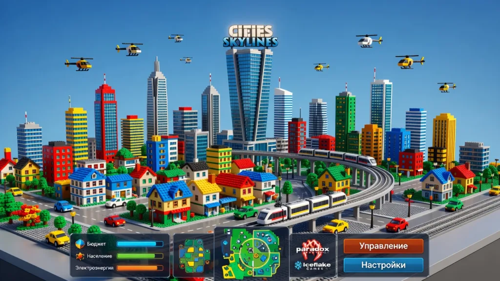Paradox и Iceflake представили градостроитель LEGO Skylines
