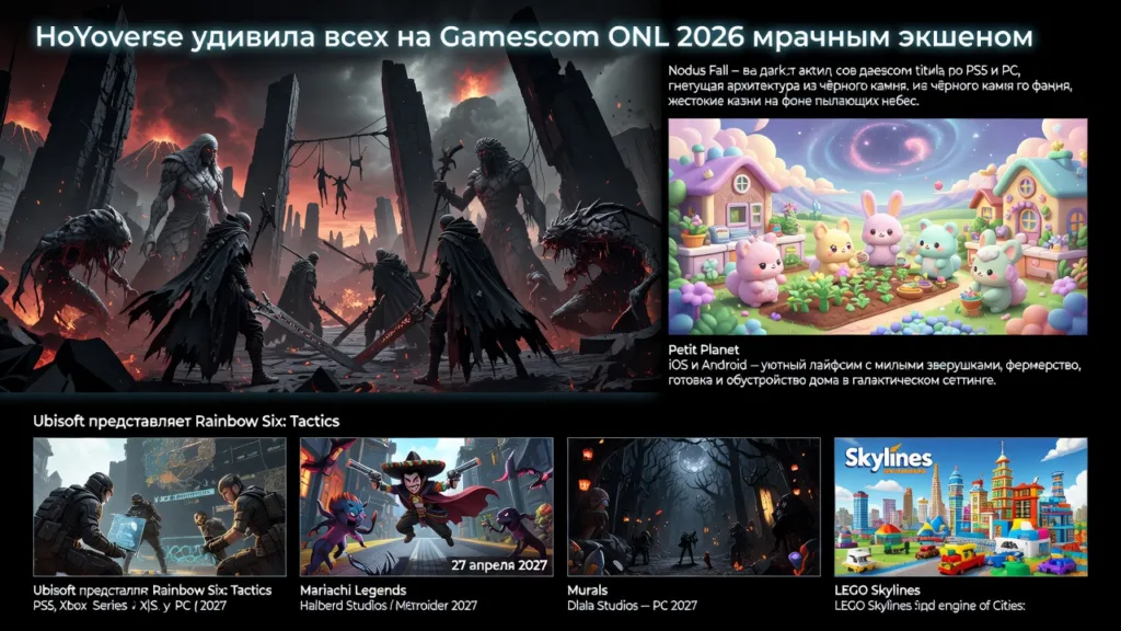HoYoverse удивила всех на Gamescom ONL 2026 мрачным экшеном