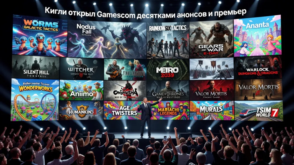 Кigли открыл Gamescom десятками анонсов и премьер