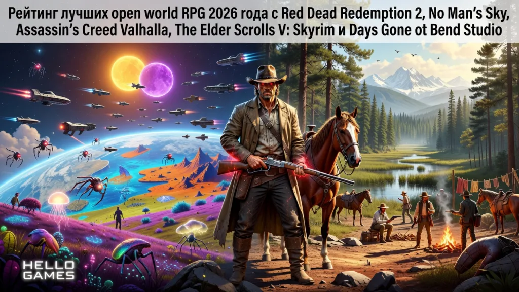 Redemption 2 и No Man's Sky держат корону лучших open world RPG