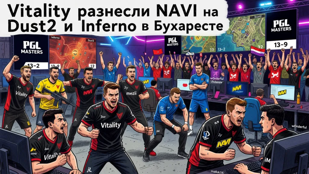 Vitality разнесли NAVI на Dust2 и Inferno в Бухаресте