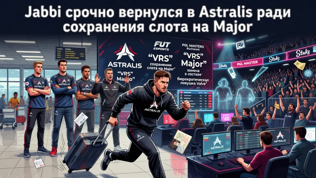 Jabbi срочно вернулся в Astralis ради сохранения слота на Major