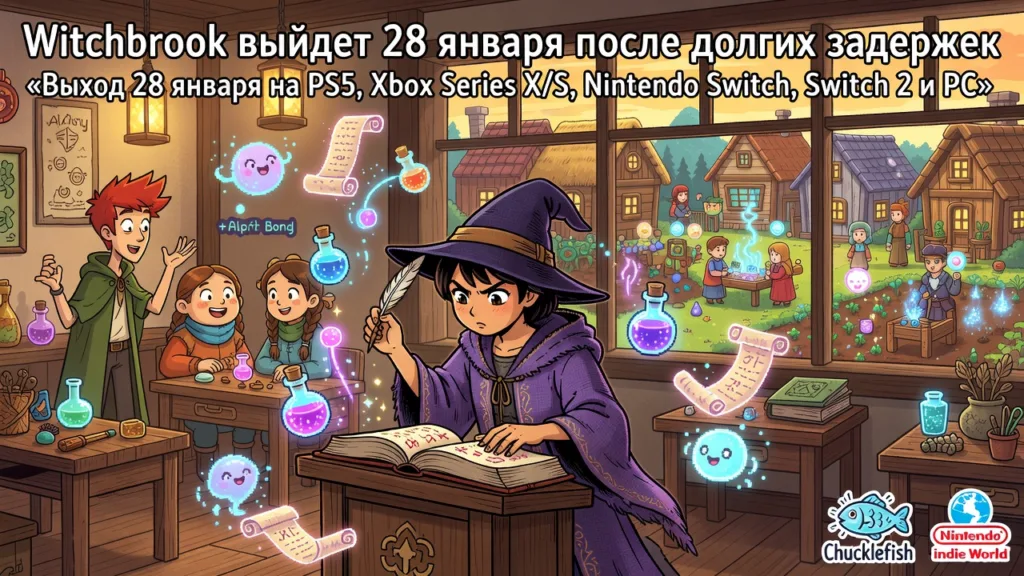Witchbrook выйдет 28 января после долгих задержек