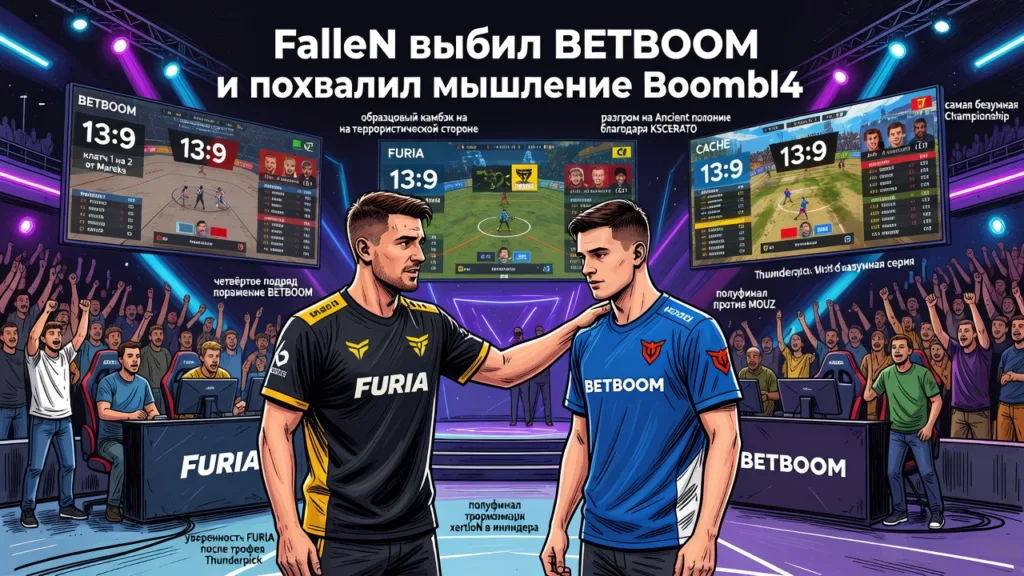 FalleN выбил BETBOOM и похвалил мышление Boombl4