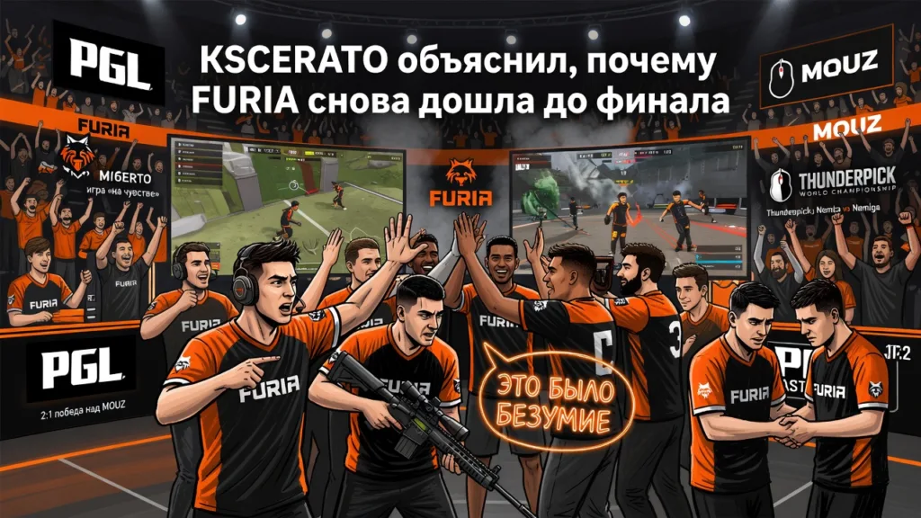 KSCERATO объяснил, почему FURIA снова дошла до финала