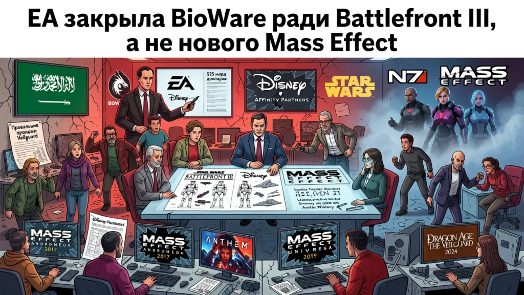 EA закрыла BioWare ради Battlefront III, а не нового Mass Effect