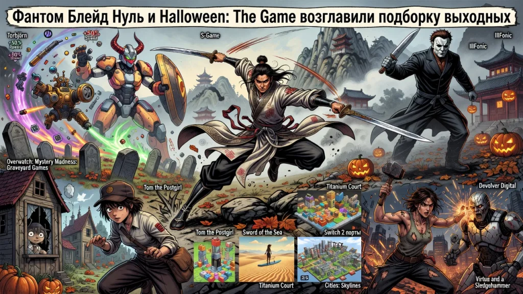 Phantom Blade Zero и Halloween: The Game возглавили подборку выходных