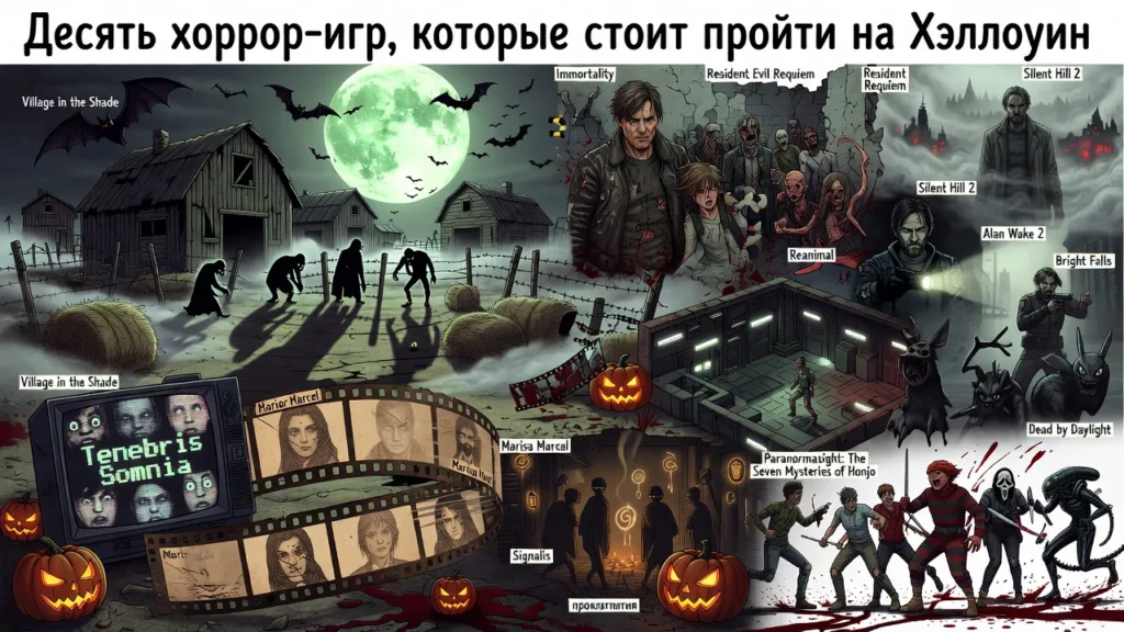 Десять хоррор-игр, которые стоит пройти на Хэллоуин