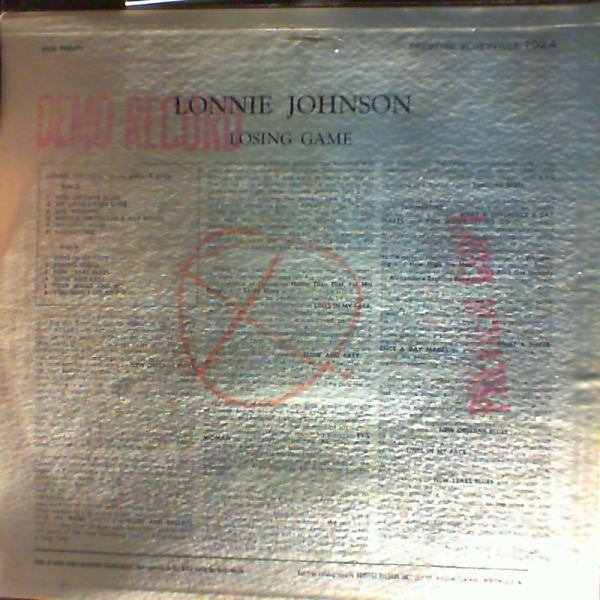 Johnson Lonnie — Losing Game