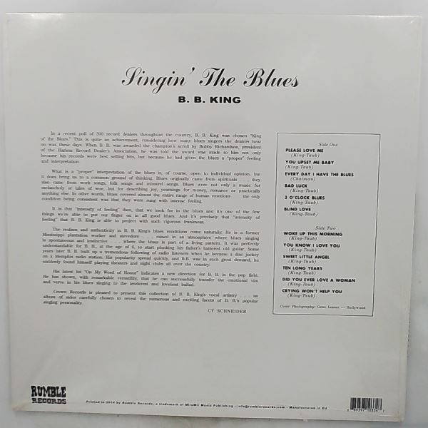 King B.B. — Singin' The Blues