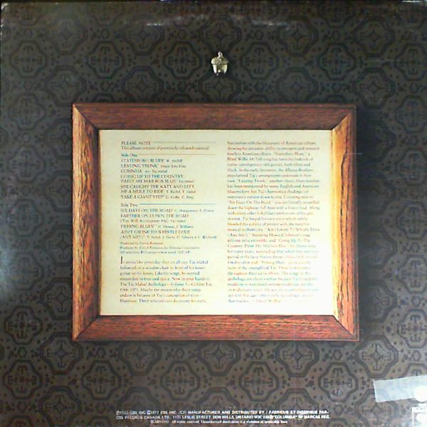 Mahal Taj — The Taj Mahal Anthology. Volume I