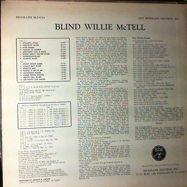 McTell Willie Blind — Death Cell Blues